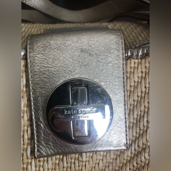 KATE SPADE rattan look tote bag 💞 - Picture 6 of 9